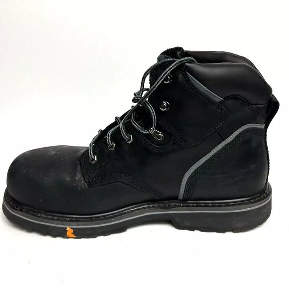 Timberland Pro Mens 6” Pit Boss Work Boots Steel Toe Black Size 13 M